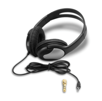 STEREO HEADPHONES, SUPRA-AURAL, CLOSED DESIGN,