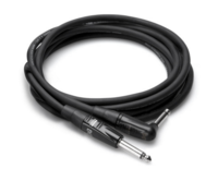 PRO GUITAR CABLE, REAN STRAIGHT TO RIGHT-ANGLE, 5 FT