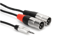 PRO STEREO BREAKOUT, REAN 3.5 MM TRS TO DUAL XLR3M, 3 FT