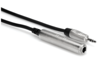 PRO HEADPHONE ADAPTOR CABLE, REAN 1/4 IN TRS TO 3.5 MM TRS, 5 FT