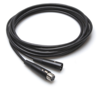 ECONOMY MICROPHONE CABLE, HOSA XLR3F TO XLR3M, 5 FT