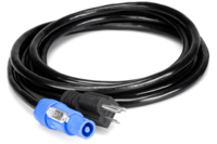 POWER CORD, NEUTRIK POWERCON TO HOSA NEMA 5-15P, 10 FT