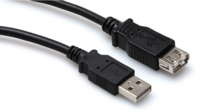 HIGH SPEED USB EXTENSION CABLE, TYPE A TO TYPE A, 5 FT