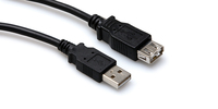 HIGH SPEED USB EXTENSION CABLE, TYPE A TO TYPE A, 10 FT