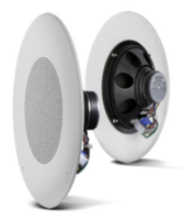 8&quot; COMMERCIAL SERIES CEILING SPEAKER.  96 DB SENS, 5W MULTI-TAP FOR 100V/70V 25V, PRE-ASSEMBLED