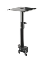 CLAMPING DESKTOP MONITOR STAND, HEIGHT-ADJUSTABLE, TABLE CLAMP, 8.701X9.646&quot; SUPPORT PLATE