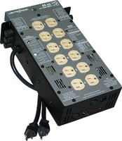 6 CH, 1200W PER CHANNEL, 8 BUILT IN CHASES, DMX-512 (5 PIN) & LMX-128,
 RELAY MODE SWITCHABLE, FUSES