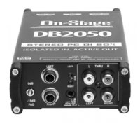 ACTIVE STEREO MULTI-MEDIA DIRECT BOX - STEREO 1/4