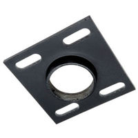 CEILING PLATE FOR 4&quot;X4&quot; UNISTRUT AND STRUCTURAL CEILING / BLACK