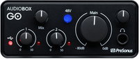 AUDIOBOX GO COMPACT/VERSATILE AUDIO INTERFACE,24-BIT/96 KHZ RECORDING/PLAYBACK MAX,SWITCHABLE +48V PHANTOM POWER