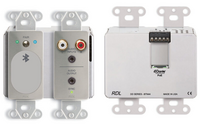 WALL-MOUNTED BI-DIRECTIONAL LINE-LEVEL AND BLUETOOTH&#174; AUDIO DANTE INTERFACE - STAINLESS STEEL