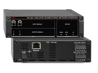 LINE-LEVEL BI-DIRECTIONAL NETWORK INTERFACE - 2 BALANCED LINE INPUTS, DANTE INPUT - 2 BALANCED LINE