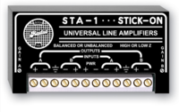 DUAL BAL/UNBAL LINE AMP: -12 TO 20 DB GAIN