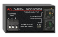 PASSIVE SINGLE-PAIR SENDER - TWISTED PAIR FORMAT-A  - BALANCED LINE INPUT