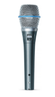 SUPERCARDIOID CONDENSER HANDHELD VOCAL MICROPHONE / INCLUDES A25D MIC CLIP &amp; CARRYING BAG