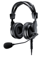 PREMIUM DUAL-SIDED BROADCAST HEADSET. INCLUDES BCASCA-NXLR3QI CABLE