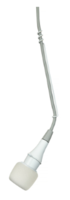 CARDIOID, LOW PROFILE OVERHEAD CONDENSER MICROPHONE,ATTACHED 25&#39; CABLE, INLINE PREAMPLIFIER,WHITE