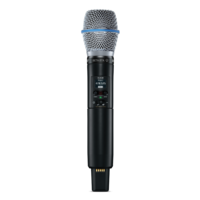 SLXD24/B87A-G58 WIRELESS VOCAL SYSTEM WITH SLXD4 RECEIVER AND SLXD2/BETA87A HANDHELD TRANSMITTER W/ BETA87A MIC