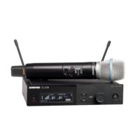 WIRELESS VOCAL SYSTEM WITH SLXD4 RECEIVER AND SLXD2/BETA87A HANDHELD TRANSMITTER W/ BETA87A MIC