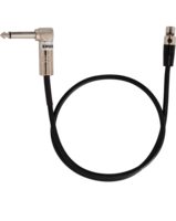 2&#39; INSTRUMENT CABLE, 4-PIN MINI CONNECTOR (TA4F) WITH RIGHT-ANGLE 1/4&quot; CONNECTOR, USED WITH ULX,