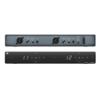 TABLE TOP RECEIVER WITH INTERNAL, INTEGRATED ANTENNAS. 8 BANKS OF 10 COORDINATED FREQ PRESETS