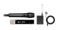 DIGITAL WIRELESS LAPEL/HANDHELD COMBO SYSTEM, SINGLE CH RECEIVER W/ 835-S HH, BODYPACK &amp; ME 2 LAPEL