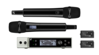 DIGITAL WIRELESS DUAL HANDHELD SYSTEM: (1) EW-DX EM 2 DUAL RECEIVER, (2) EW-DX SKM-S HH TRANSMITTERS