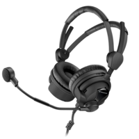 HEADSET, 100 OHMS IMPEDANCE, DYNAMIC MICROPHONE, HYPER-CARDIOID, NO CABLE