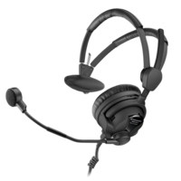 HEADSET, 600 OHMS IMPEDANCE, SINGLE-SIDED, DYNAMIC MICROPHONE, HYPER-CARDIOID, CABLE NOT INCLUDED