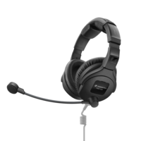 CLOSED-BACK CIRCUMAURAL BROADCAST HEADSET FOR BACKSTAGE COMMUNICATION, SWITCHABLE ACTIVEGARD&#169; LIMITI