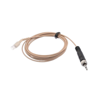 HSP 4-EW-3 LIGHTWEIGHT HEADWORN MIC ASSEMBLY WITH CARDIOID MKE PLATINUM VARIANT (BEIGE). EW CONNECTOR. 3 OZ.