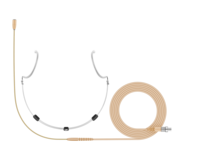 HSP ESSENTIAL OMNI-BEIGE-3-PIN HEADSET MICROPHONE (OMNIDIRECTIONAL, PRE-POLARIZED CONDENSER) WITH 1.3M FIXED CABLE BEIGE, FOR 2000,