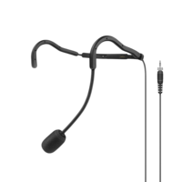 SWEAT-RESISTANT FITNESS HEADSET (SUPERCARDIOID) WITH ADJUSTABLE NECKBAND ANND FLEXIBLE MICROPHONE