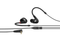 IE 100 PRO BLACK IN-EAR MONITORING HEADPHONES FEATURING 10MM DYNAMIC TRANSDUCER