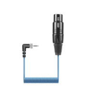 XLR-3 TO A 3.5 MM CONNECTOR CABLE FOR SHOTGUN MICROPHONES