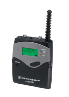 SIX CHANNEL BODYPACK TRANSMITTER WITH AUDIO AND MICROPHONE INPUT AND BA2015 RECHARGEABLE