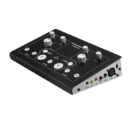 COMPACT INTERPRETER CONSOLE, 2-CHANNEL, CASCADABLE, REFERENCE MODE, XLR-IN, PHANTOM POWER