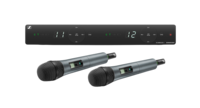 WIRELESS DUAL VOCAL SYSTEM: (2)SKM825-XSW HANDHELD TRANSMITTERS(CARDIOID, DYNAMIC 825) W/MUTE SWITCH