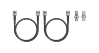 ANTENNA MOUNTING KIT WITH TWO ANTENNA FRONT MOUNT CABLES INCLUDING TWO BNC COUPLER BULKHEADS.