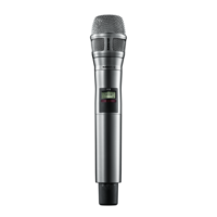 HANDHELD WIRELESS MICROPHONE TRANSMITTER,METAL,SUPERCARDIOID DYNAMIC CAPSULE,NICKEL