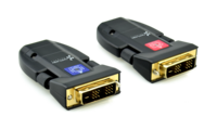 DVI OVER FIBER OPTIC CABLE EXTENDER