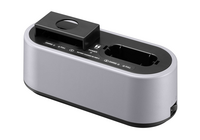 DUAL CHARGING STATION ACCEPTS 5000 SERIES RECHARGEABLE TRANSMITTERS AND/OR PORTABLE TUNERS