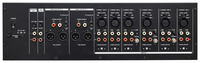 MZ-372 7-CHANNEL DUAL OUTPUT RACKMOUNT MULTI-ZONE MIXER, 12 SETS RCA + 6 MIC/LINE XLR INPUTS / 3RU
