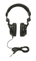 TH-02-B (CASE OF 24) HEADPHONE BLACK - CASE OF 24 (PRICED EACH, BUT SOLD IN CARTON PACK OF 24)