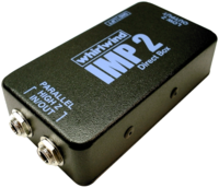 DIRECT BOX - IMP2, WHIRLWIND TRHL TRANSFORMER, CONVERTS A LINE OR INSTRUMENT LEVEL UNBALANCED
