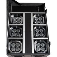 MIR600 MIRAGE Q6 PAK;6 MIRAGE QIP (IP65 RATED) LEDS, IN CASE WITH WIRED ON-BOARD BATTERY CHARGING SOLUTION