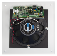 IP-8SM 8" POE+ INDOOR WALL / CEILING MOUNT IP SPEAKER WITH TALKBACK MICROPHONE / OPTIMIZED FOR VOICE