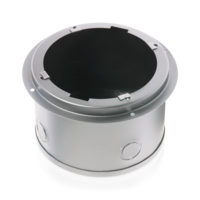 96-4 4" FLANGED RECESSED ENCLOSURE/BACKBOX, EASY & COST-EFFECTIVE INSTALL OF ROUND SCREW-MOUNT GRILLES