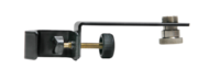 SIDE EXTENSION BRACKET ALLOWS A PERSONAL MIXER FITTED WITH THE MT-1A TO ATTACH TO MIC OR MUSIC STAND
