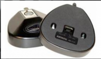ASTATIC SHOCK MOUNT BASE WITH PUSH-TO-TALK OR PUSH-TO-MUTE SWITCH, FOR ACTIVE LED